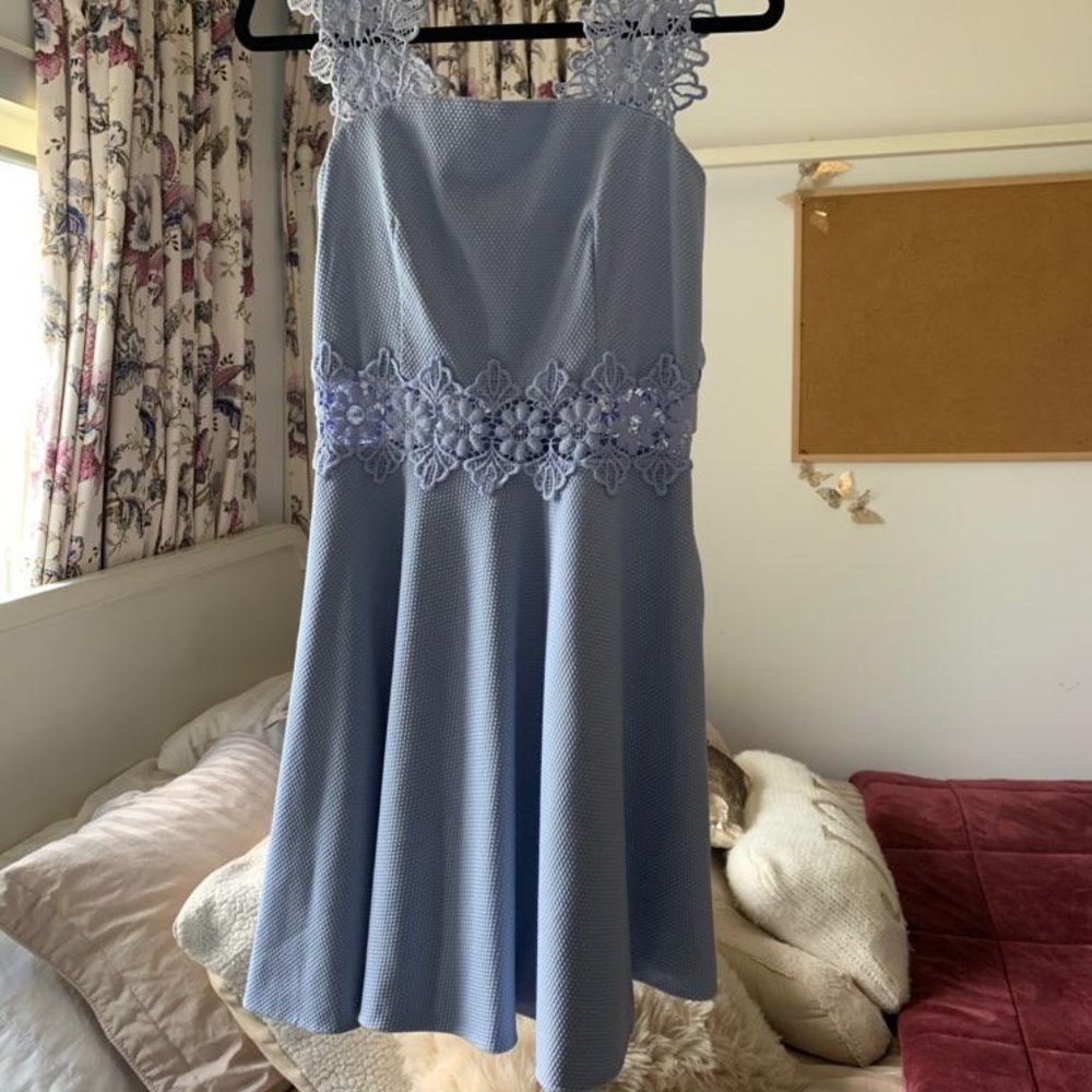 Ted Baker Blue Lace Dress NEVER WORN